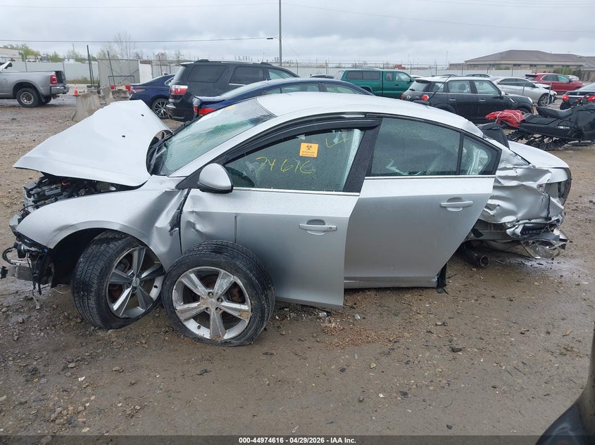2012 Chevrolet Cruze 1.4 2Lt silver Lot 111044974616 Vin 1G1PG5SCXC7307632