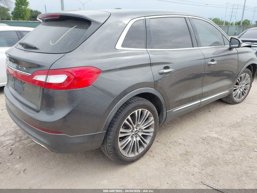 Vin: 2lmpj6lrxjbl12805, lot: 45472425, lincoln mkx reserve 20184