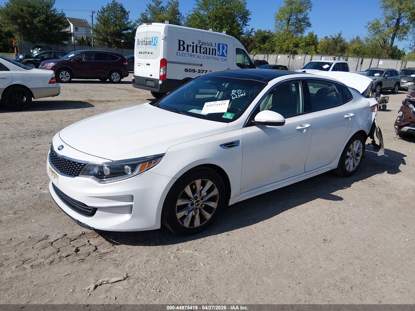 2016 Kia Optima Ex 5XXGU4L38GG066384 photo 1