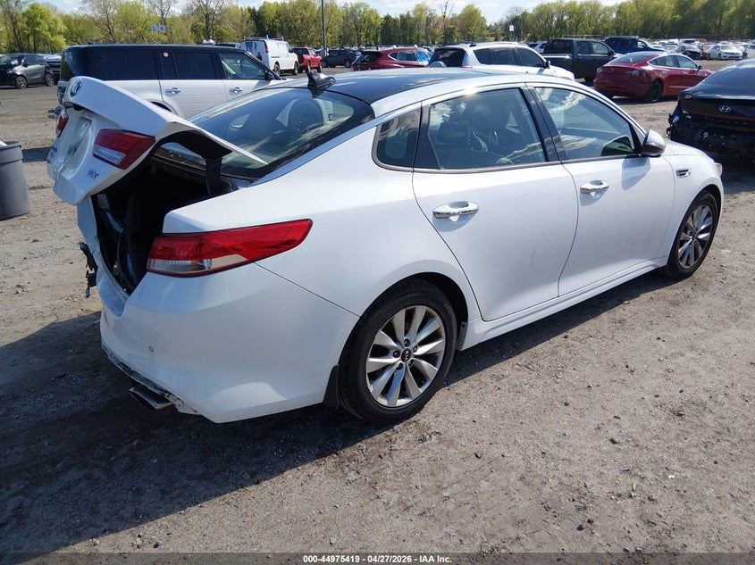Vin: 5xxgu4l38gg066384, lot: 45472842, kia optima ex 20164