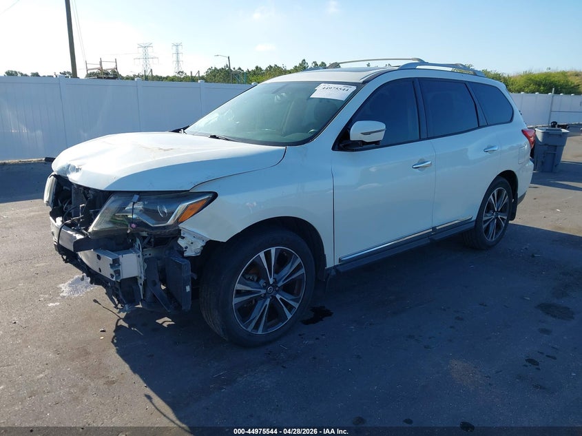 VIN 5N1DR2MN2HC682345 2017 NISSAN PATHFINDER PLATINUM