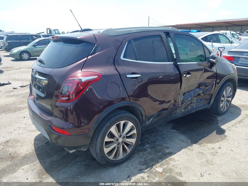 Vin: kl4cjasb9hb155591, lot: 45473145, buick encore preferred 20174