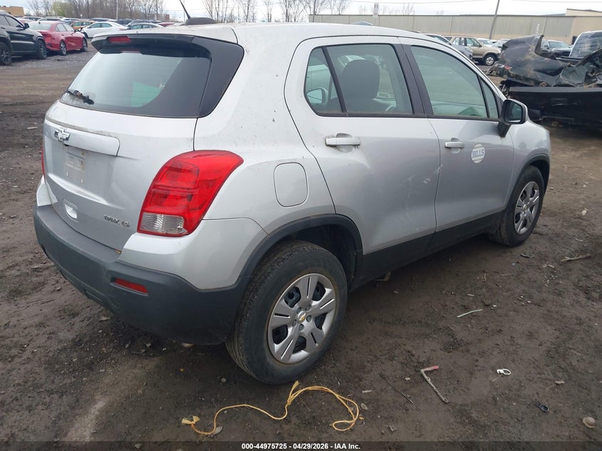 Vin: kl7cjksb9gb514560, lot: 45473148, chevrolet trax 1ls 20164