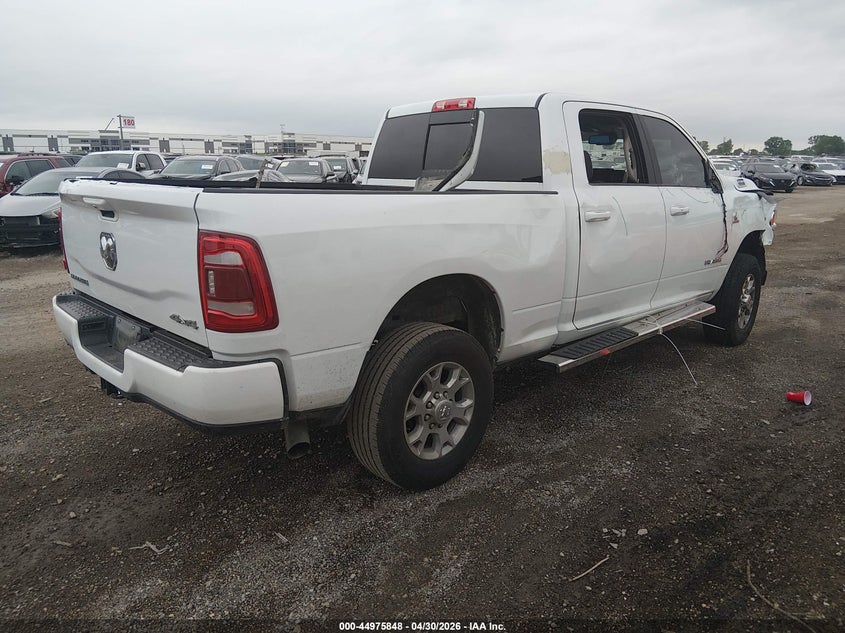 Vin: 3c6ur5fl9pg598270, lot: 45473271, ram 2500 laramie  4x4 6'4 box 20234