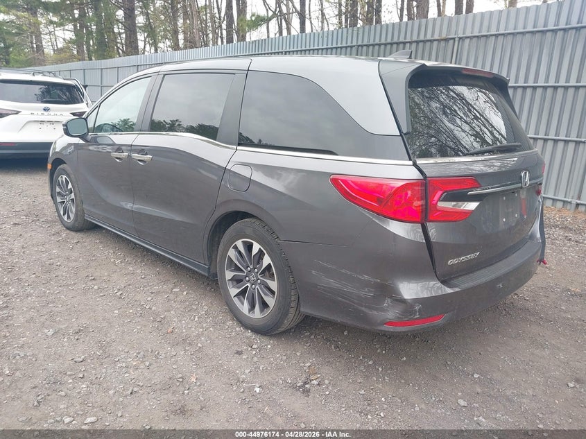 Vin: 5fnrl6h63rb075848, lot: 45473598, honda odyssey ex-l 20243