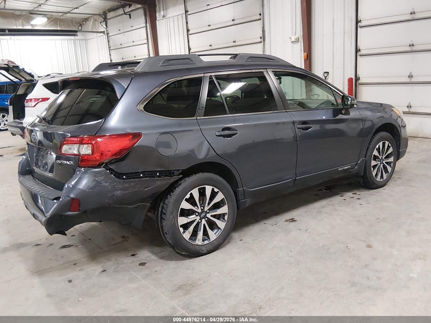 Vin: 4s4bsblc9f3278502, lot: 45473637, subaru outback 2.5i limited 20154