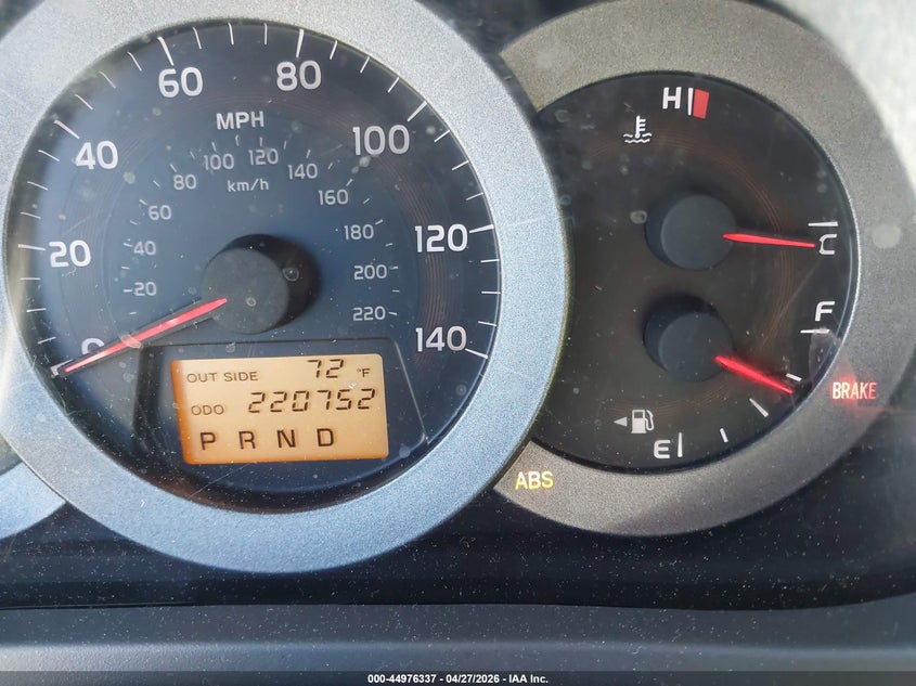 2007 TOYOTA RAV 4 SPORT UTILITY VEHICLE 2.4L I-4 DOHC, VVT, 166HP
