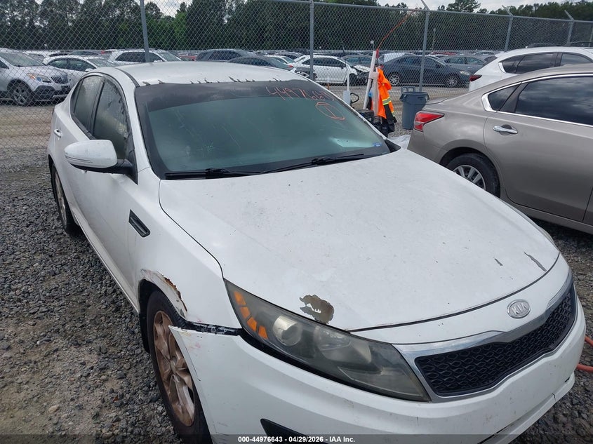 2012 Kia Optima 2.4 Ex White Lot 111044976643 Vin 5XXGN4A75CG079817