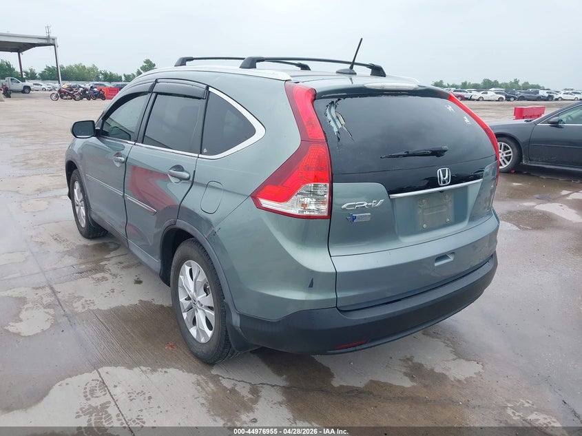 2012 Honda Cr-v 2.4 Cr-V Ex-L green Lot 111044976955 Vin 2HKRM3H76CH513193