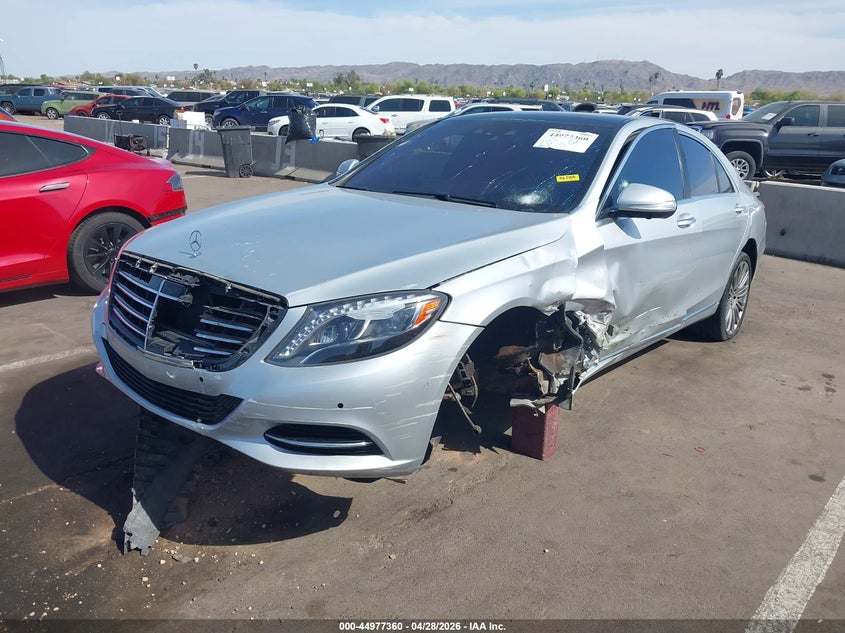 2015 MERCEDES-BENZ S 550 auction photo 2