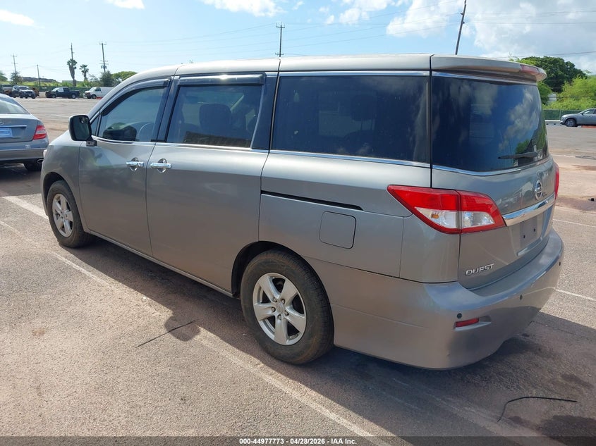 Vin: jn8ae2kp0c9033337, lot: 45475197, nissan quest s 20123