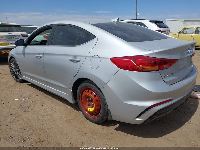 VIN KMHD04LB7JU704482 2018 HYUNDAI ELANTRA SPORT