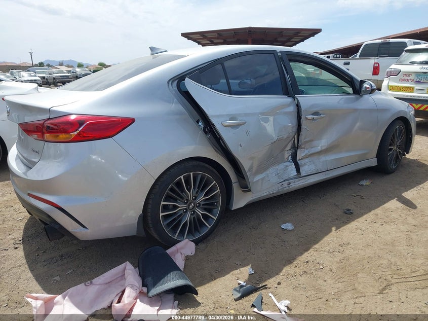 VIN KMHD04LB7JU704482 2018 HYUNDAI ELANTRA SPORT