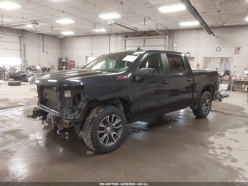 2022 Chevrolet Silverado 1500 4wd  Short Bed Rst 2GCUDEEDXN1506039 photo 1