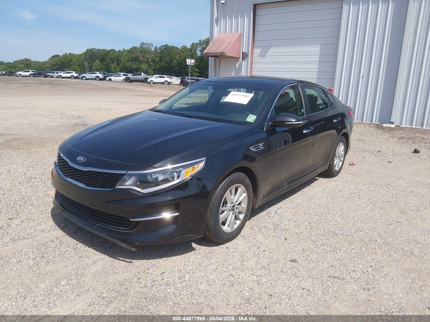 Vin: 5xxgt4l37gg102648, lot: 45475419, kia optima lx 20162
