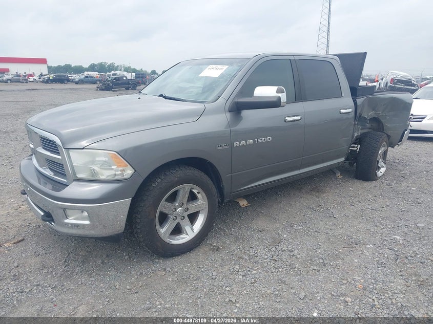 1C6RD6LT2CS212838 2012 Ram 1500 5.7 Ram Slt grey