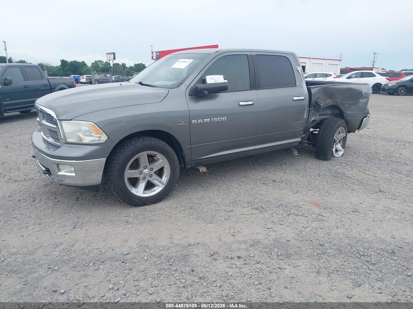 Vin: 1c6rd6lt2cs212838, lot: 45475533, ram 1500 slt 20122