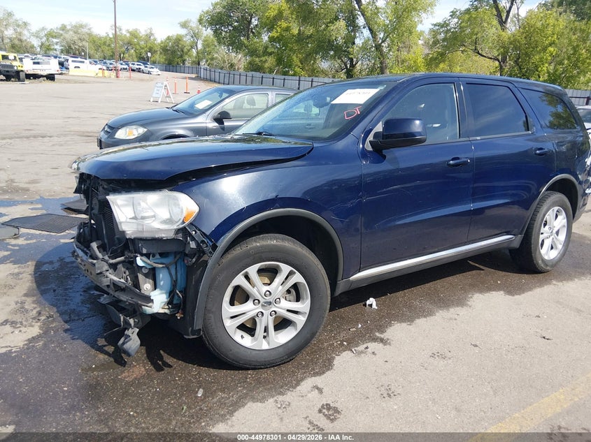 2012 Dodge Durango 3.6 Sxt blue Lot 111044978301 Vin 1C4RDJAG0CC212834