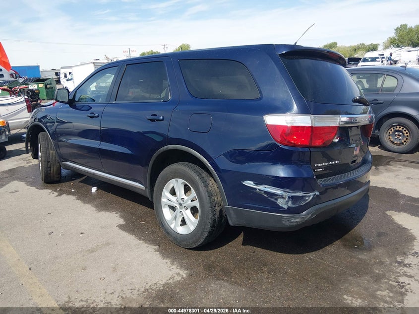 2012 Dodge Durango 3.6 Sxt blue Lot 111044978301 Vin 1C4RDJAG0CC212834