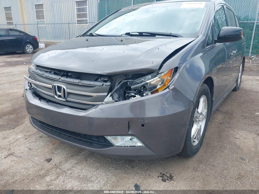 2012 Honda Odyssey 3.5 Touring/Touring Elite grey Lot 111044978320 Vin 5FNRL5H90CB071011