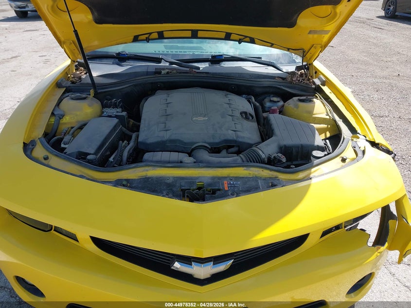 2G1FB1E33C9211600 2012 Chevrolet Camaro 3.6 1Lt yellow