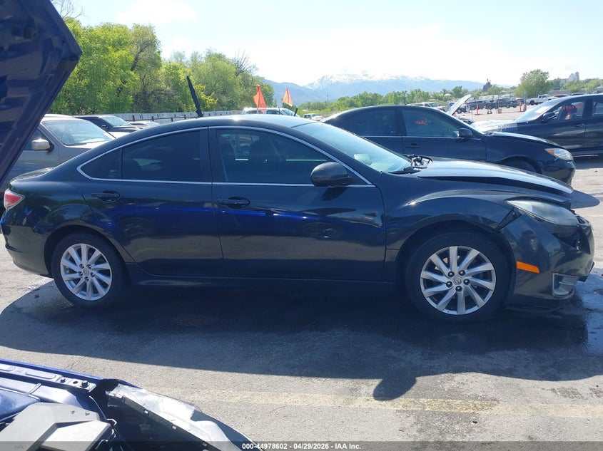 2012 Mazda 6 2.5 I Touring grey Lot 111044978602 Vin 1YVHZ8DHXC5M37058