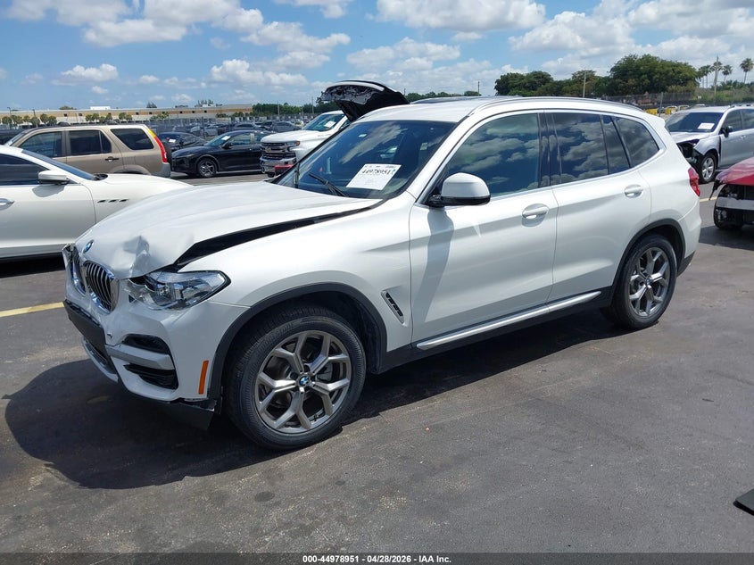 Vin: 5uxty3c04l9b07699, lot: 45476375, bmw x3 sdrive30i 20202