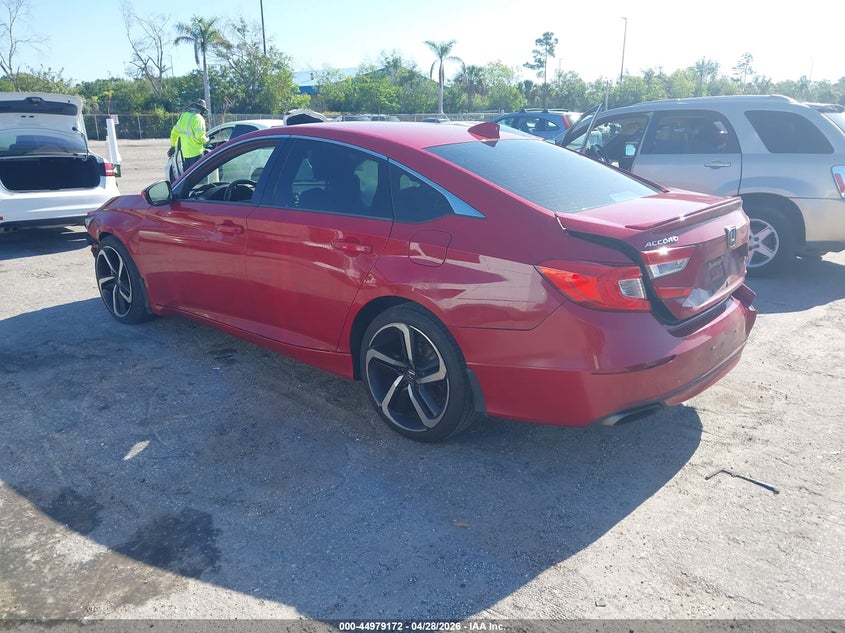 VIN 1HGCV1F34KA165327 2019 HONDA ACCORD SPORT