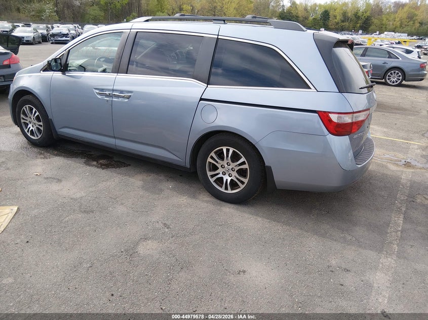 2012 Honda Odyssey 3.5 Ex-L blue Lot 111044979578 Vin 5FNRL5H64CB047266