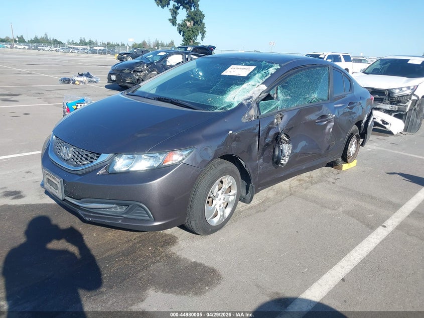 2014 Honda Civic Lx 19XFB2F50EE245382 photo 1