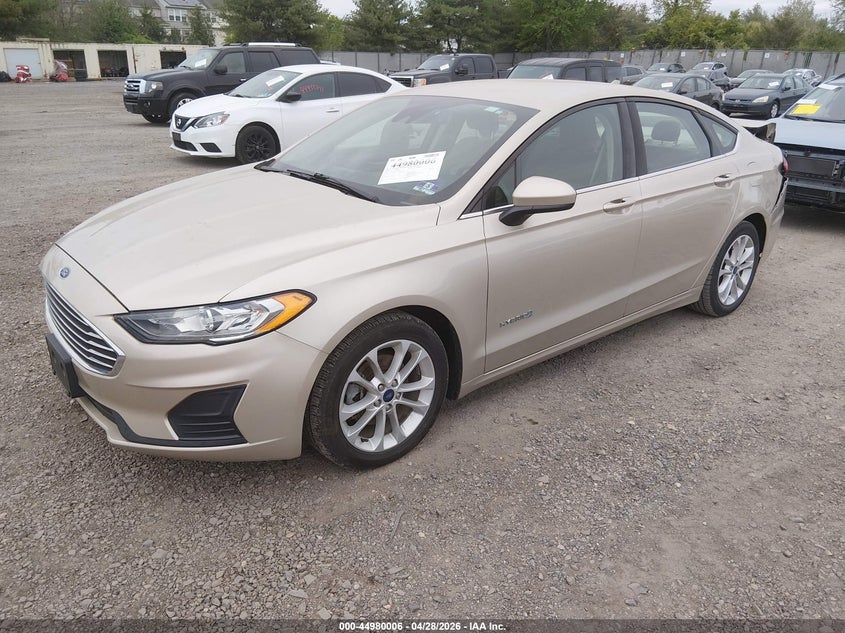 2019 Ford Fusion Hybrid Se 3FA6P0LU3KR159088 photo 1