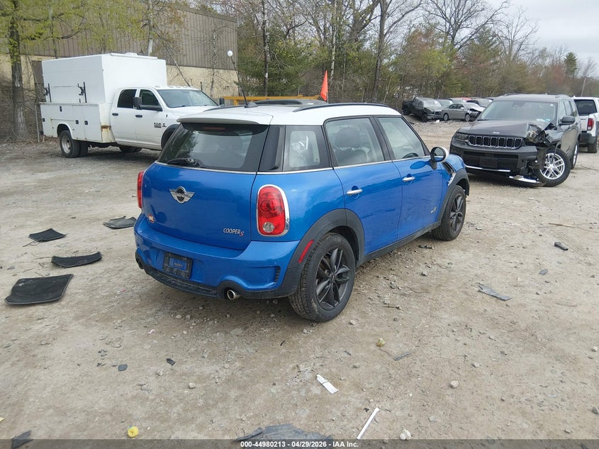 Vin: wmwzc5c56cwm12103, lot: 45477637, mini cooper s countryman 20124