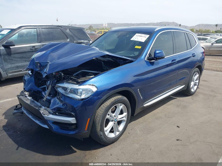 Vin: 5uxty3c02l9c63305, lot: 45477658, bmw x3 sdrive30i 20202