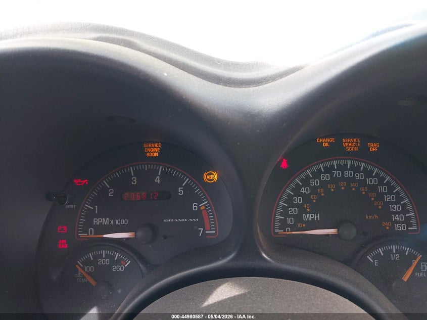 2001 Pontiac Grand Am Gt1 VIN: 1G2NV52E31C168684 Lot: 44980587