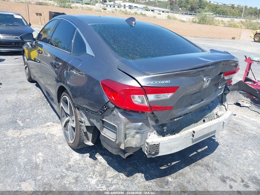 VIN 1HGCV1F32JA166989 2018 HONDA ACCORD SPORT
