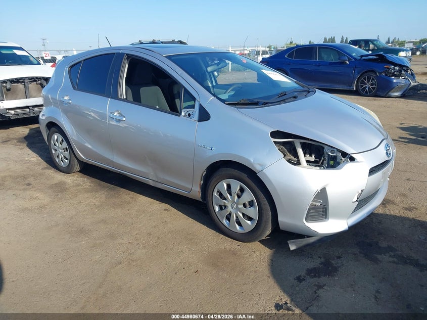 TOYOTA PRIUS C 2012. Lot# 44980674. VIN JTDKDTB39C1028612. Photo 1