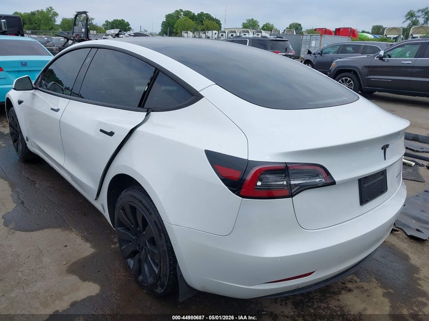2021 TESLA MODEL 3 auction photo 3