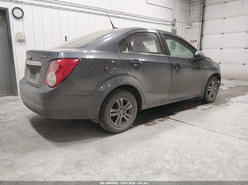 2012 Chevrolet SONIC 1.8 2lt Grey Lot 111044980982 Vin 1G1JC5SH2C4170619