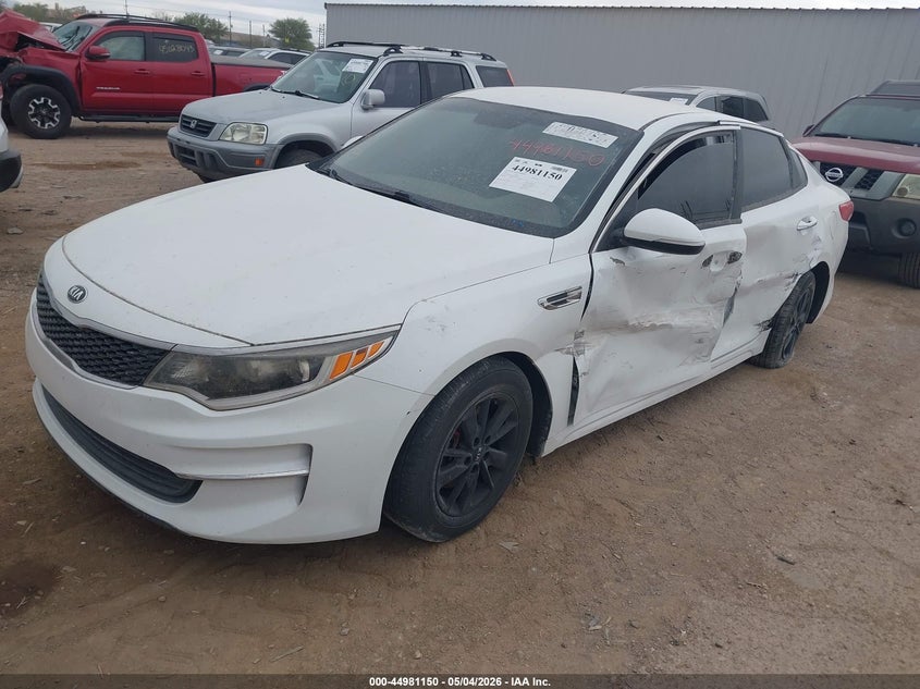 Vin: 5xxgt4l32jg199457, lot: 45478574, kia optima lx 20182