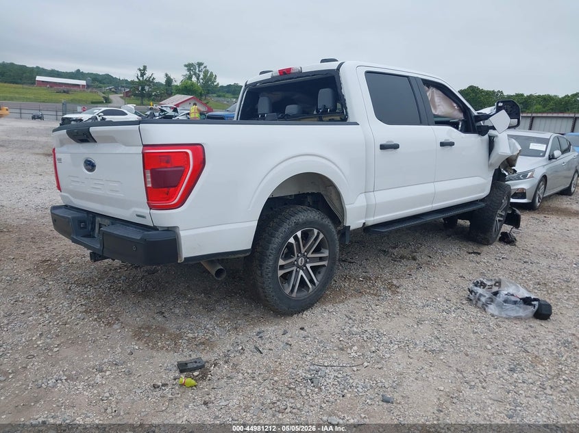 2022 FORD F-150 2.7L V-6 DI, DOHC, V(VIN: 1FTEW1CPXNKD38326