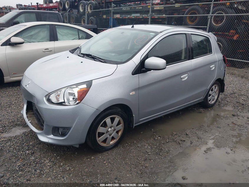 Vin: ml32a4hj6eh012966, lot: 45478793, mitsubishi mirage es 20142