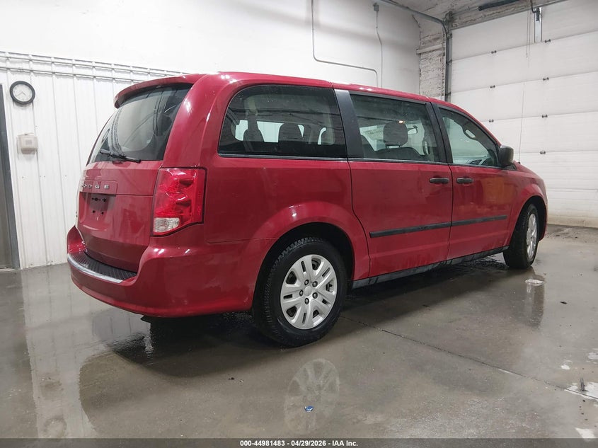Vin: 2c4rdgbg4fr671684, lot: 45478907, dodge grand caravan american value pkg 20154