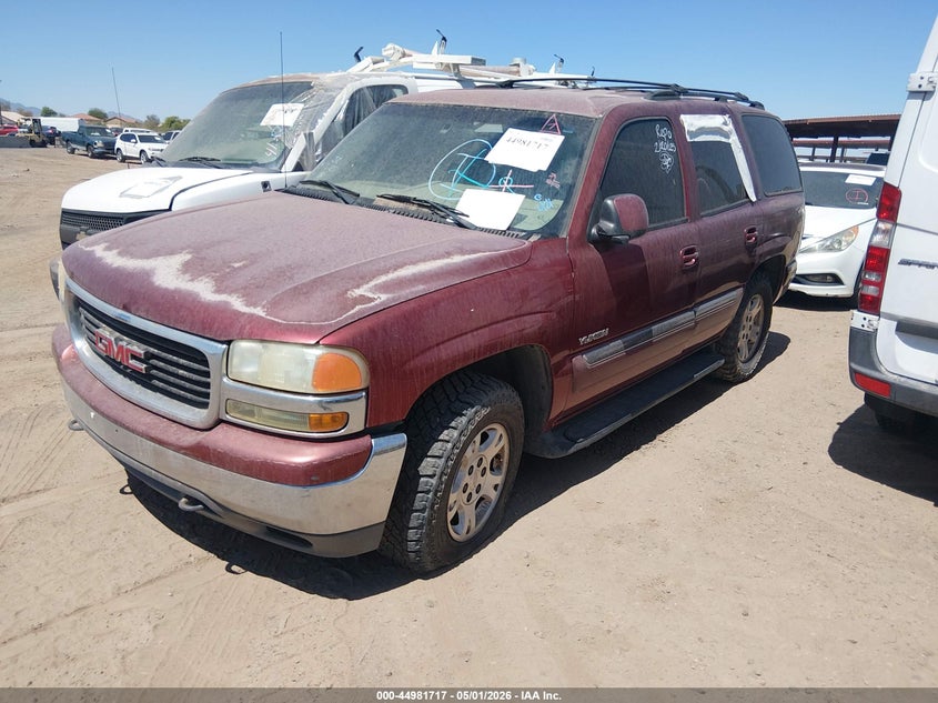 1GKEK13T21R205929 2001 Gmc Yukon Slt photo 1