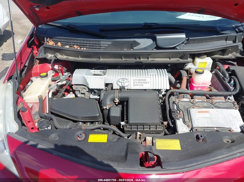 2012 TOYOTA PRIUS V (+) WAGON 1.8L I-4 DOHC, VVT, 98HP