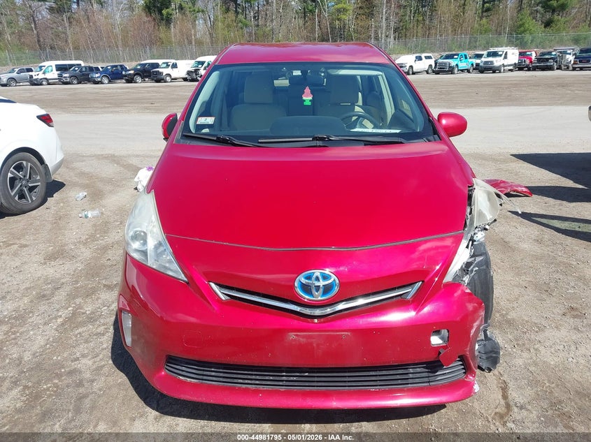 2012 TOYOTA PRIUS V (+) WAGON 1.8L I-4 DOHC, VVT, 98HP