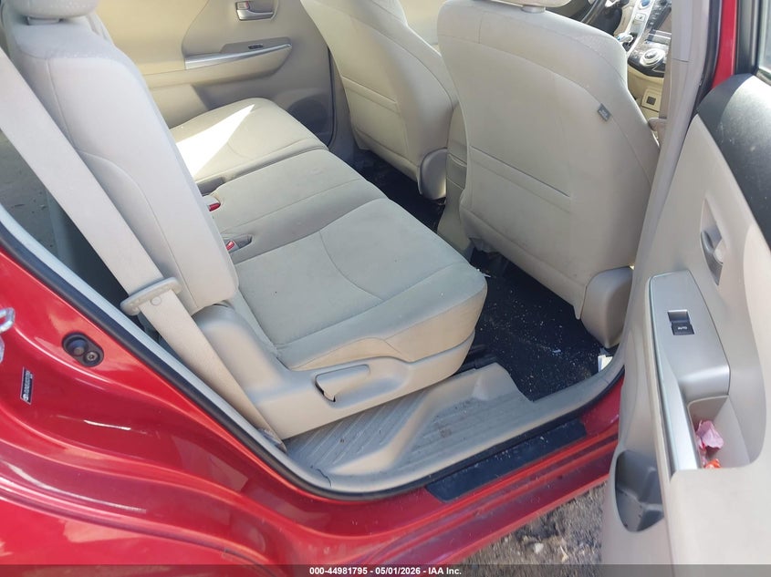 2012 TOYOTA PRIUS V (+) WAGON 1.8L I-4 DOHC, VVT, 98HP