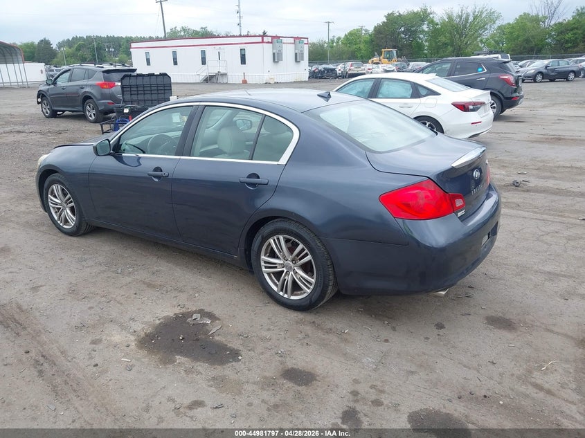 Vin: jn1dv6ap0bm600596, lot: 45479220, infiniti g25 journey 20113