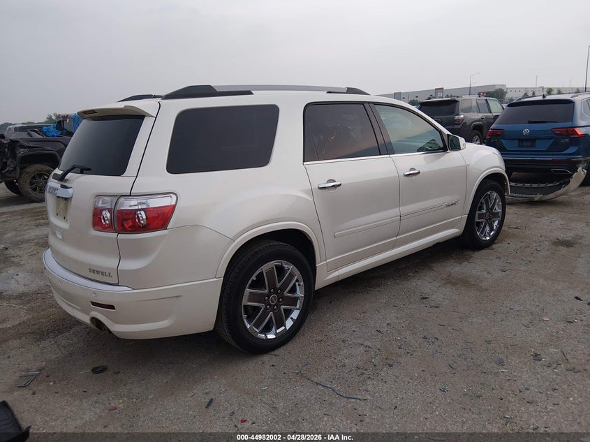 Vin: 1gkkrted3bj403225, lot: 45479426, gmc acadia denali 20114