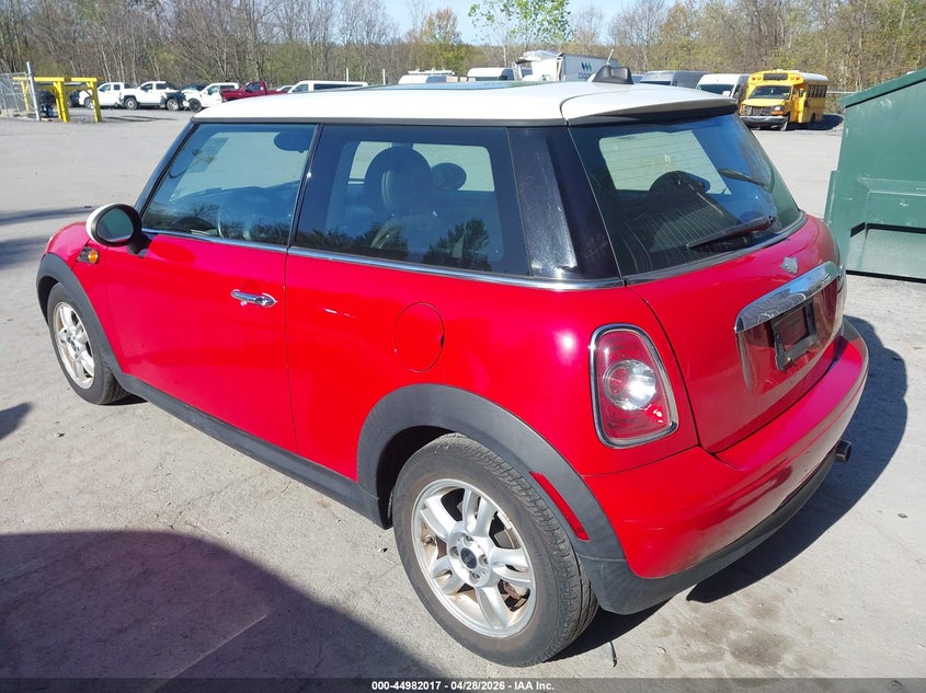 Vin: wmwsu3c56dt548074, lot: 45479441, mini hardtop cooper 20133