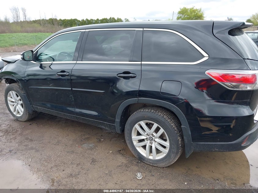2016 TOYOTA HIGHLANDER SPORT UTILITY VEHICLE 3.5L V-6 DOHC, VVT, 270HP